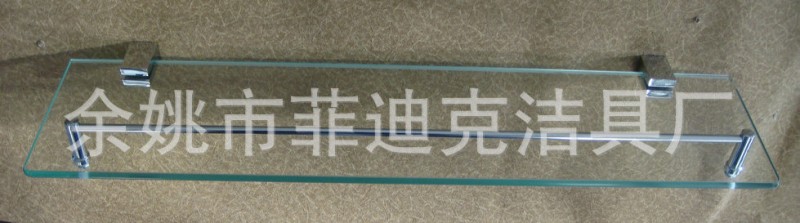 廠傢直銷不銹鋼衛浴五金掛件/81108不銹鋼方夾置物架 玻璃臺工廠,批發,進口,代購