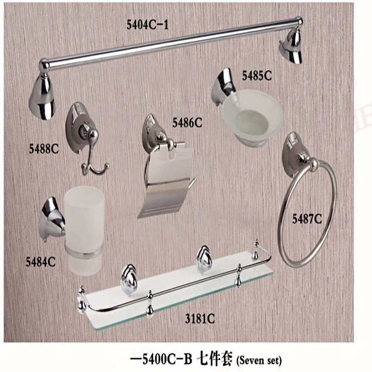 不銹鋼衛浴五金掛件 廠傢直銷 浴室掛件七件套 批發 量大從優批發・進口・工廠・代買・代購