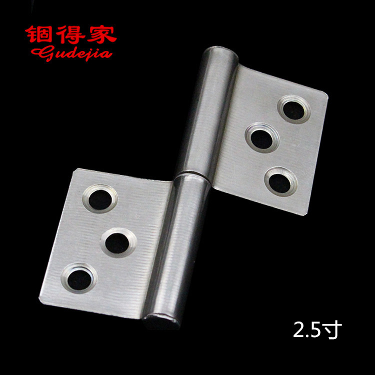 2.5寸旗型不銹鋼合頁201/304旗形脫卸帶孔無孔鉸鏈廠傢直銷工廠,批發,進口,代購