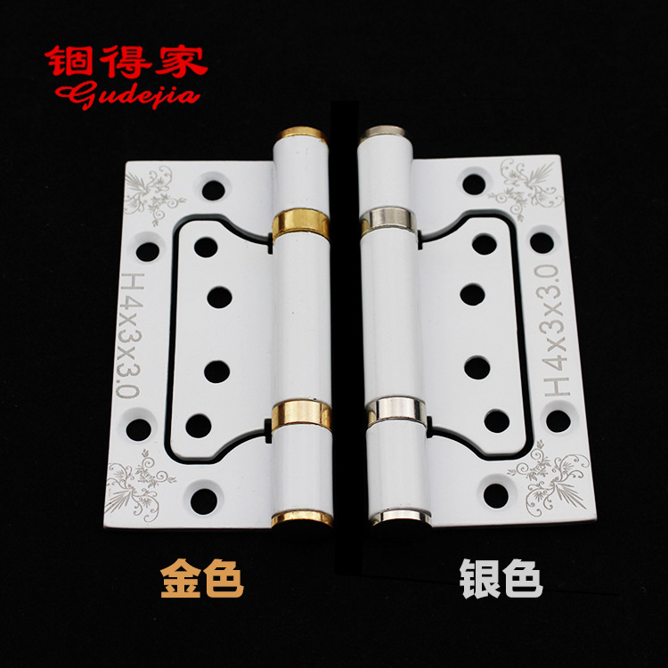 象牙白合頁房門鉸鏈軸承子母木門合頁折頁加厚折疊活頁430廠價工廠,批發,進口,代購