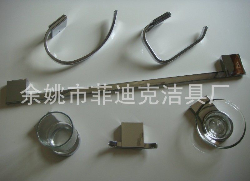 專業生產鋅合金衛浴套裝/9800B扁方座6件套工廠,批發,進口,代購