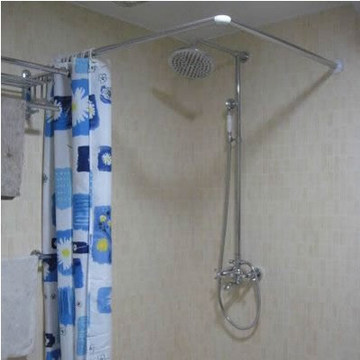 廠傢直銷 弧形不銹鋼浴簾桿 90cm*90cm*90cm批發・進口・工廠・代買・代購