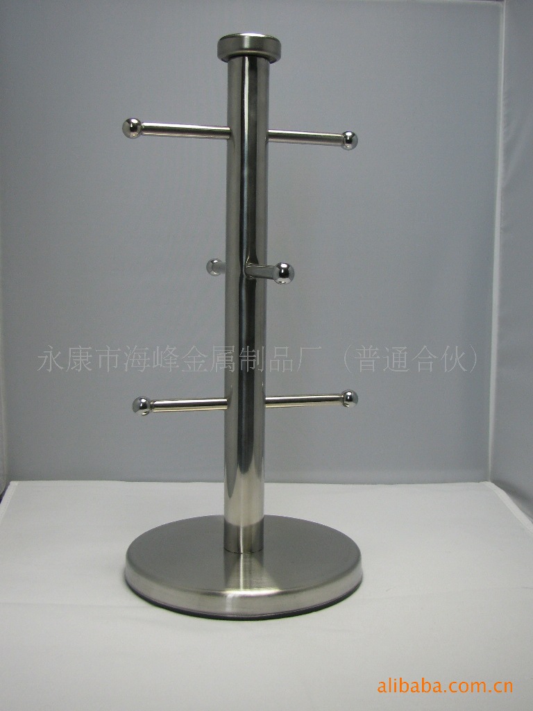 【小額批發】歐式豪華不銹鋼杯架工廠,批發,進口,代購