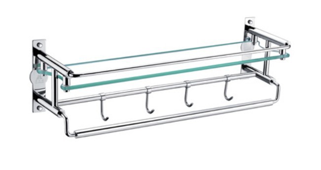廠傢直銷 玻璃浴巾架 不銹鋼玻璃毛巾架批發・進口・工廠・代買・代購