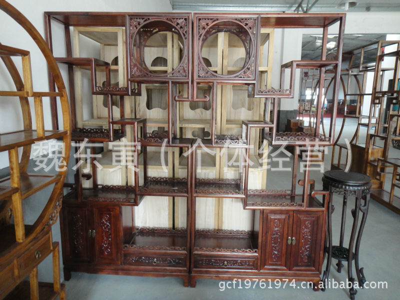 仿古木雕工藝擺件//木雕/置物架/博古架（價廉物美）工廠,批發,進口,代購