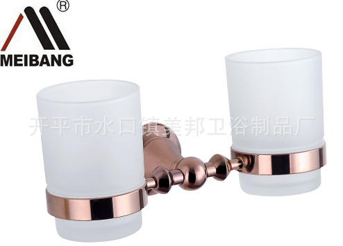 *MB1422* 美邦衛浴歐式古典 全銅玫瑰金漱口單杯牙刷架工廠,批發,進口,代購