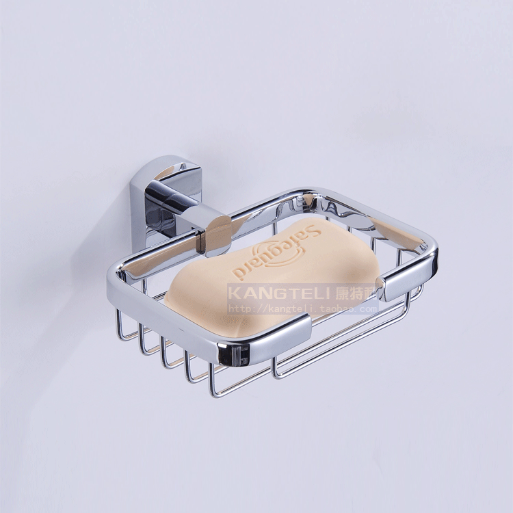 衛浴五金掛件 鍍鉻香皂架 肥皂網 單層方形香皂盒銅皂網批發工廠,批發,進口,代購