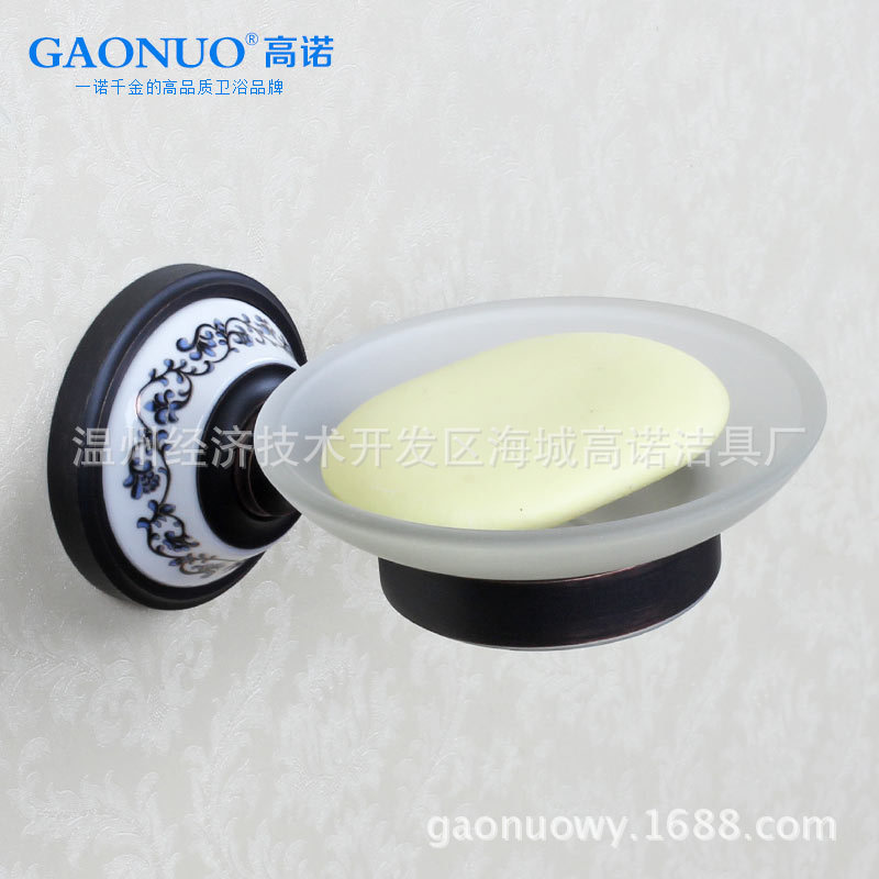 供應黑色香皂碟 歐式全銅肥皂碟 皂盒 浴室五金掛件衛浴香皂盒批發・進口・工廠・代買・代購