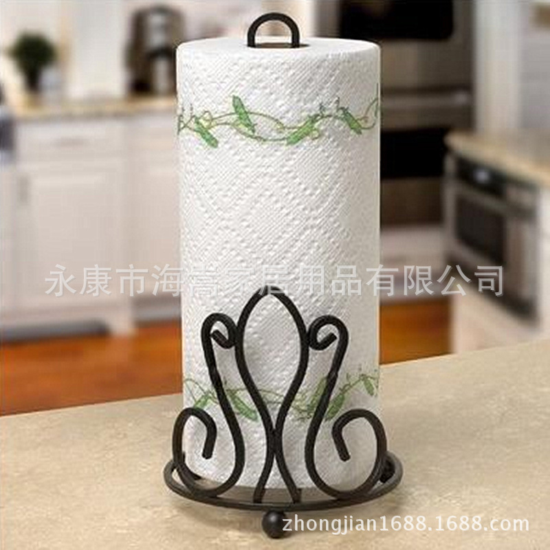 廠傢直銷紙巾架 金屬鐵噴塑紙巾架 卷紙架 創意時尚新款批發・進口・工廠・代買・代購