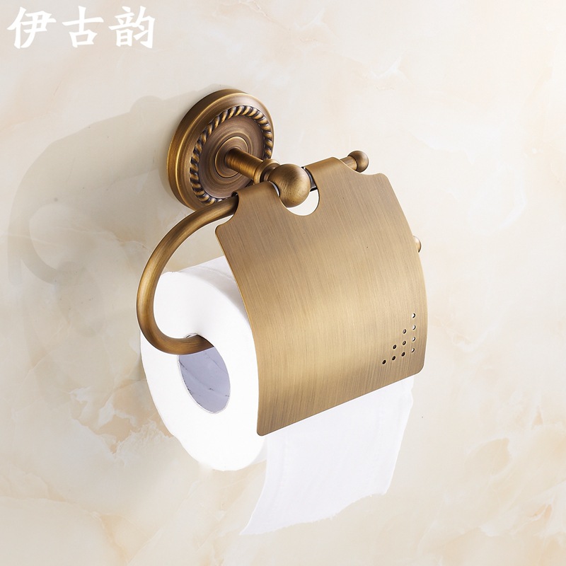 伊古韻歐式仿古全銅浴室五金掛件紙巾架廁紙架卷紙架廠傢直銷批發・進口・工廠・代買・代購