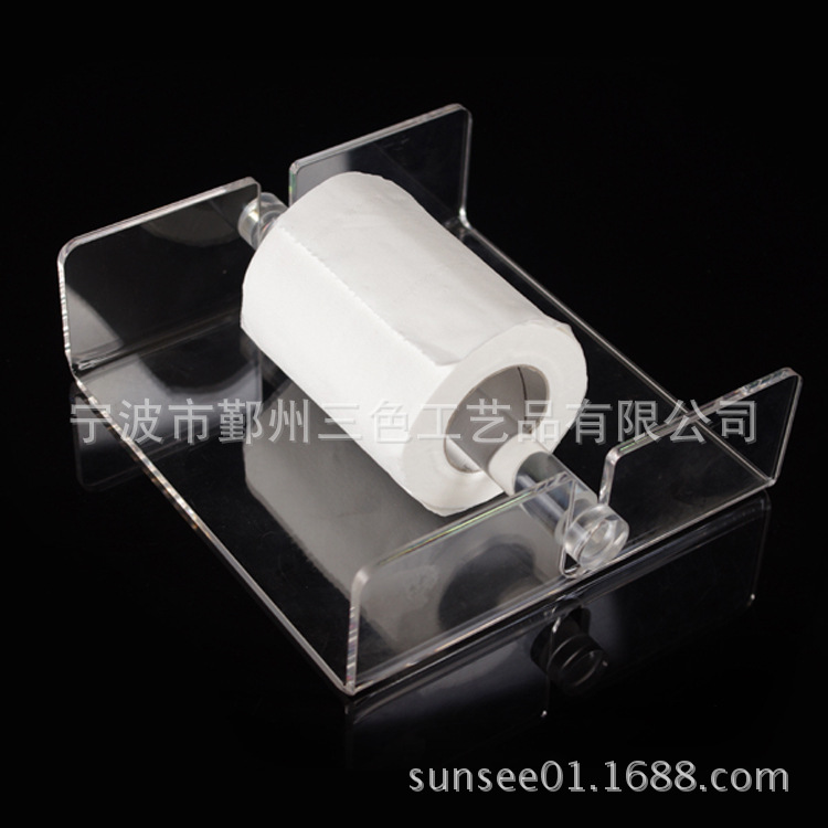 紙巾架 透明無芯卷紙紙巾架 有機玻璃衛生間紙巾架定做直銷批發工廠,批發,進口,代購