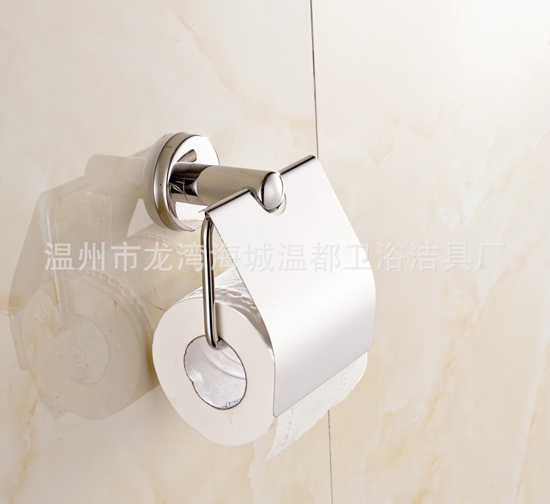 304不銹鋼圈紙器 衛生間廁紙架 浴室卷紙架紙巾片溫都 7606批發・進口・工廠・代買・代購