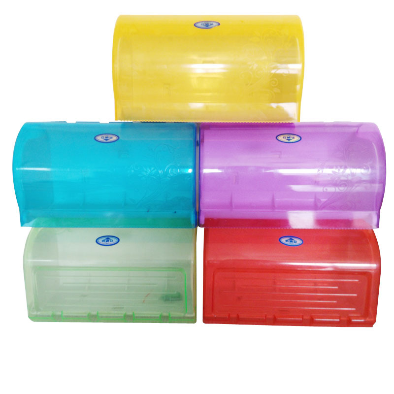衛生間紙巾盒 大號塑料防水紙抽盒 五色紙巾架工廠,批發,進口,代購