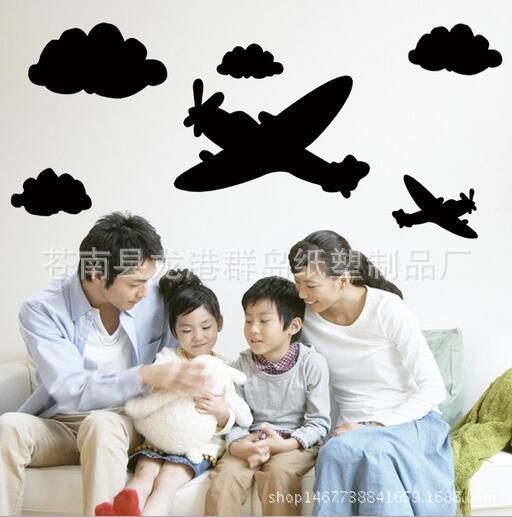 可移除黑板貼 可擦寫環保防水  44*55 兒童塗鴉黑壁畫工廠,批發,進口,代購