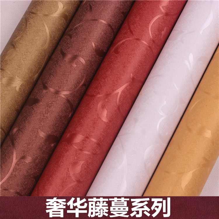傢傢福奢華藤蔓PVC自黏墻紙臥室客廳裝飾自黏貼墻貼防水防潮防黴工廠,批發,進口,代購