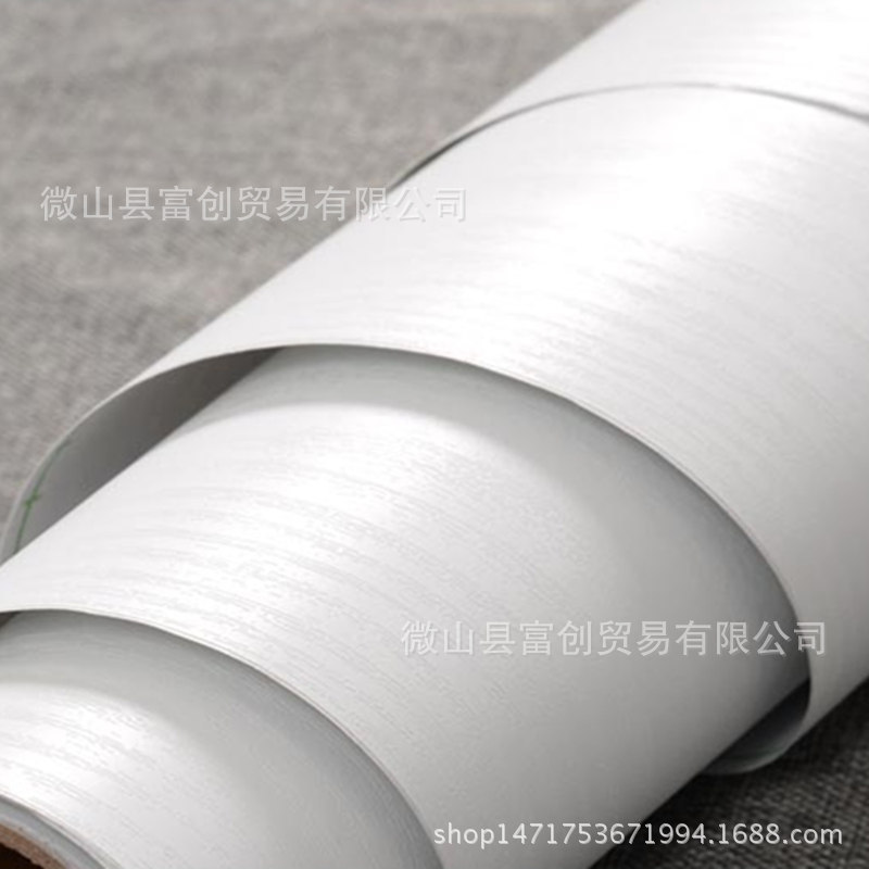 加厚自黏墻紙傢具翻新貼紙裝飾波音軟片防水廚房櫥櫃衣櫃白木紋貼工廠,批發,進口,代購