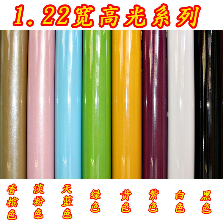 防水加厚亮光純白烤漆翻新貼 傢具衣櫃櫥櫃貼紙 PVC自黏墻紙批發・進口・工廠・代買・代購