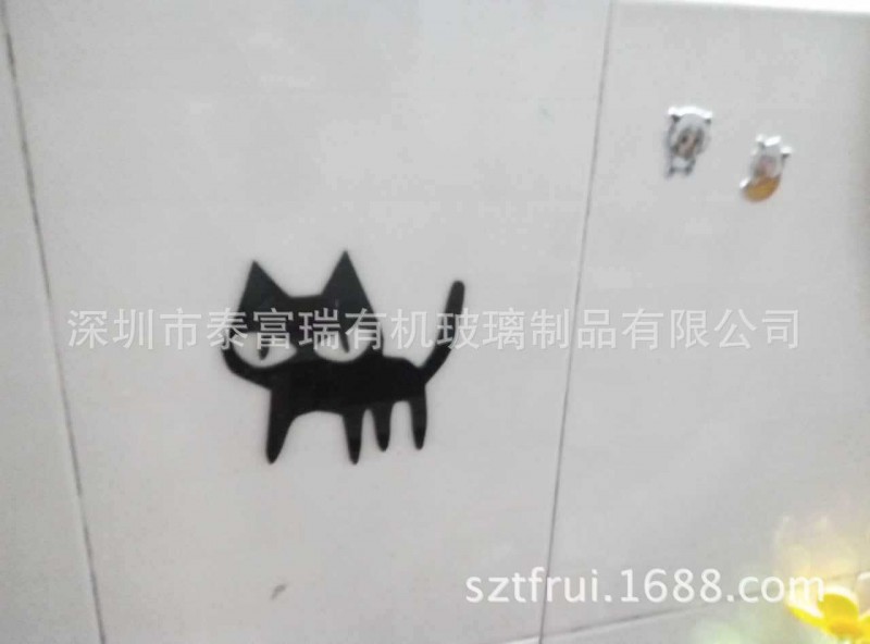 亞克力創意墻貼 立體動物 現代墻體裝飾圖案 亞克力雕刻切割工廠,批發,進口,代購