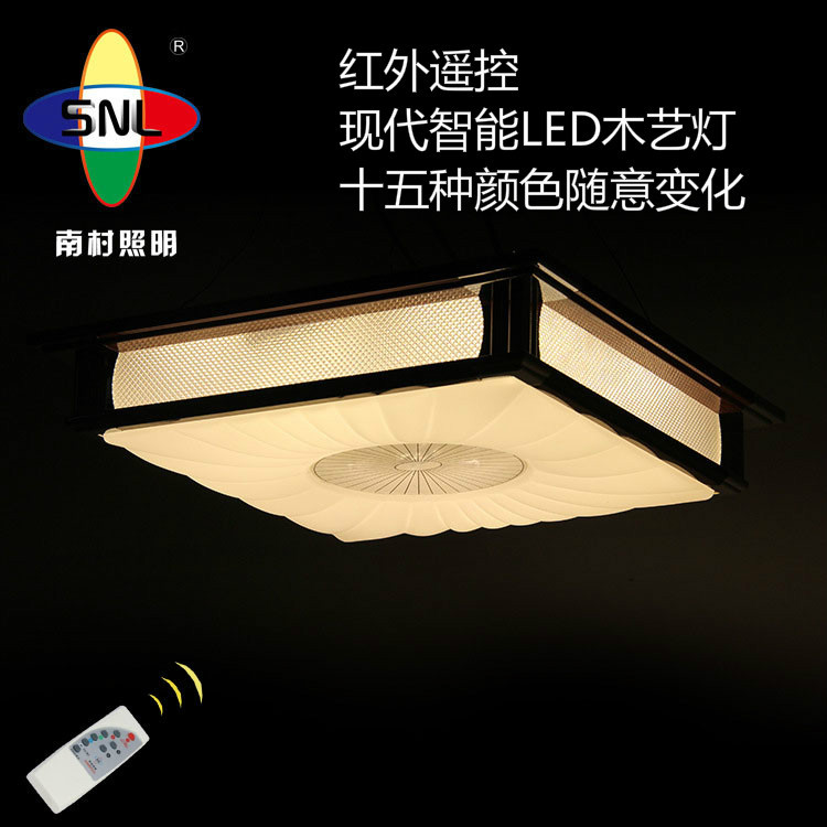 廠傢批發紅實木高檔貴族大廳led吸頂燈 居傢照明臥室led吸頂燈批發・進口・工廠・代買・代購