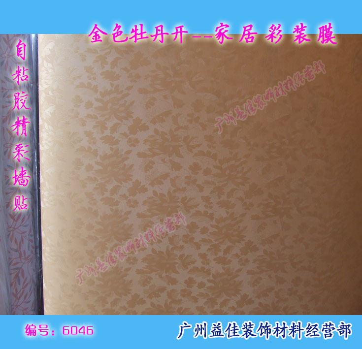 彩裝膜6046 加厚自黏墻紙壁紙 客廳/電視背景墻/臥室/高品質墻紙批發・進口・工廠・代買・代購