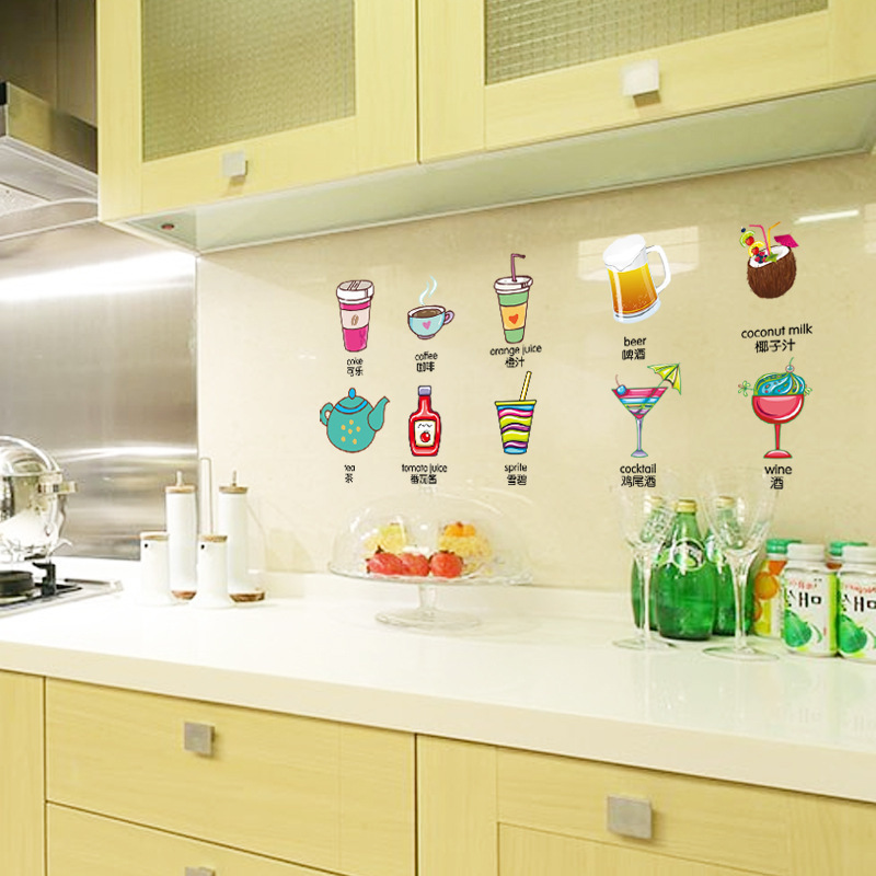 SK31002 冰箱廚房創意隨心貼 彩色透明貼 時尚創意傢居小裝飾批發・進口・工廠・代買・代購