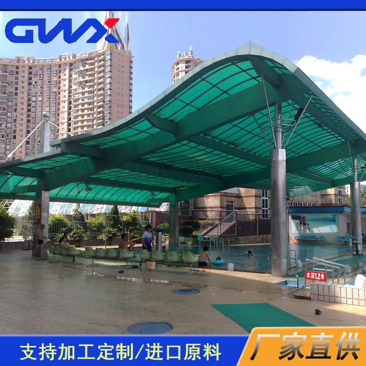 露天陽臺蓬pc采光蓬加硬透明茶色綠色藍色pc板全新料建築遮陽板廠批發・進口・工廠・代買・代購