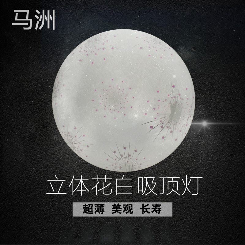 馬洲照明LED吸頂燈蘋果XD208臥室客廳圓形亞克力現代簡約燈具批發・進口・工廠・代買・代購