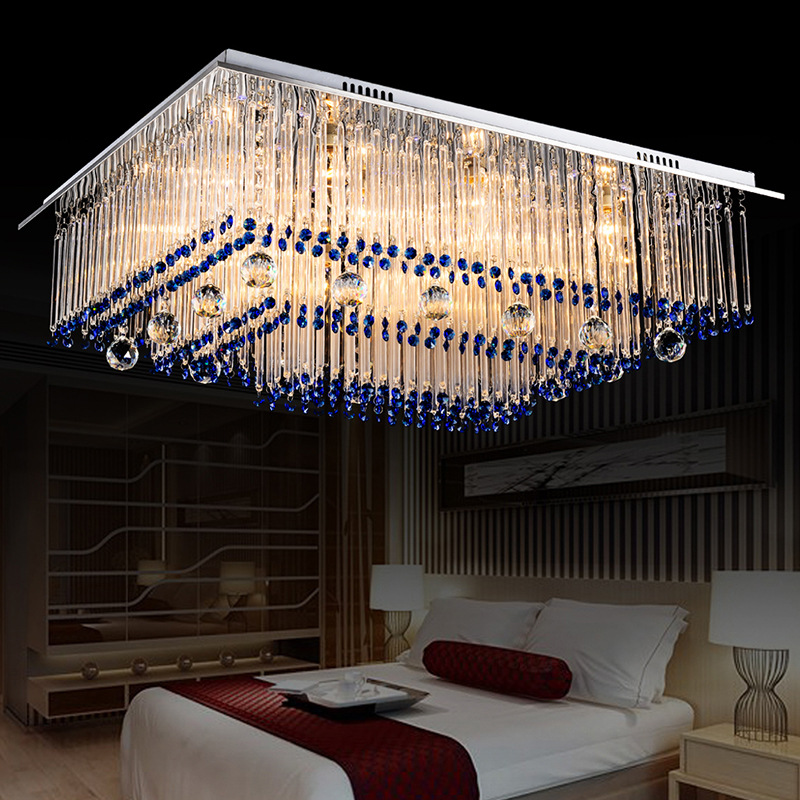 現代簡約led客廳燈三層長方形水晶吸頂燈大氣創意臥室餐廳燈具工廠,批發,進口,代購