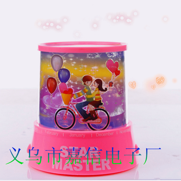 浪漫星空投影燈 單車戀人星空燈 小夜燈 廠傢直銷可定製批發批發・進口・工廠・代買・代購