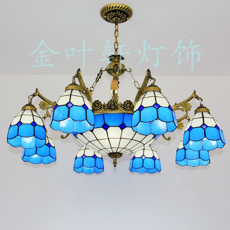 廠傢直銷蒂凡尼歐式吊燈創意臥室燈按鈕式餐廳燈燈飾燈具批發工廠,批發,進口,代購