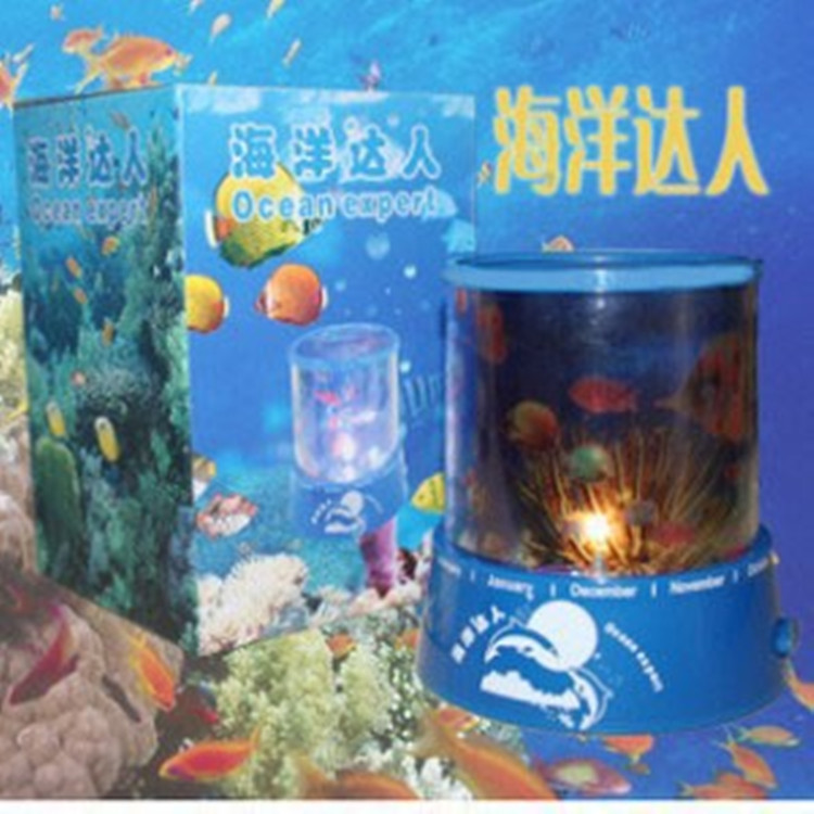 廠傢直銷 海洋達人投影燈 海洋投影機 LED加亮版 生日禮物 新奇特批發・進口・工廠・代買・代購