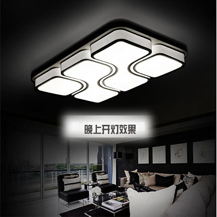 簡約現代超薄大氣正長方形搖控小臥廳燈 led吸頂燈臥室客廳餐燈具工廠,批發,進口,代購