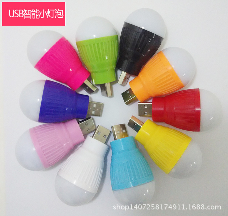 迷你USB LED小燈泡 無線電腦移動電源應急燈 節能燈泡 戶外夜工廠,批發,進口,代購