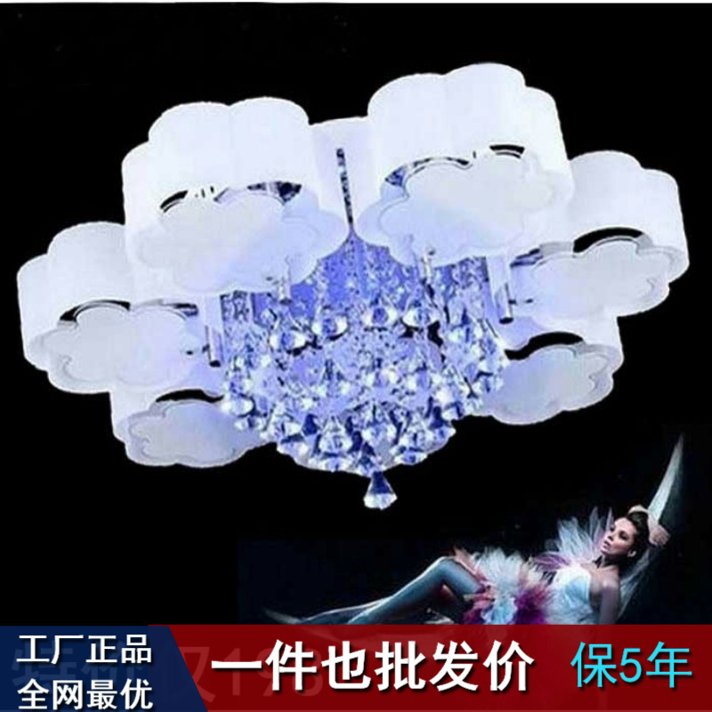 現代led水晶燈客廳臥室餐廳燈吸頂燈具大廳吊燈簡約時尚燈飾工廠,批發,進口,代購
