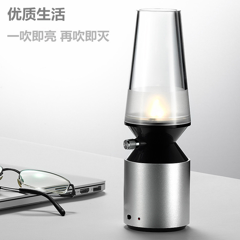 創意懷舊LED吹控燈 復古煤油燈小夜燈 護眼床頭小夜燈一吹即亮批發・進口・工廠・代買・代購