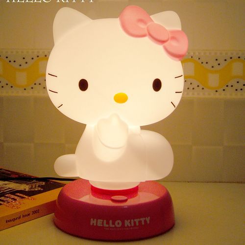 hello kitty可愛小臺燈 kt小夜燈 kitty臺燈工廠,批發,進口,代購