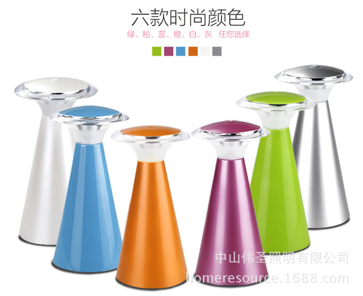 LED觸摸小夜燈禮品燈臥室餐桌露營喂奶燈西餐廳酒吧KTV吧臺氣氛燈批發・進口・工廠・代買・代購