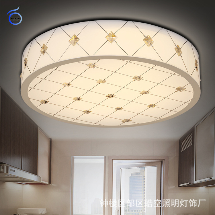 特價簡約LED吸頂燈客廳燈長方形圓形水晶燈主臥室燈房間燈具燈飾批發・進口・工廠・代買・代購