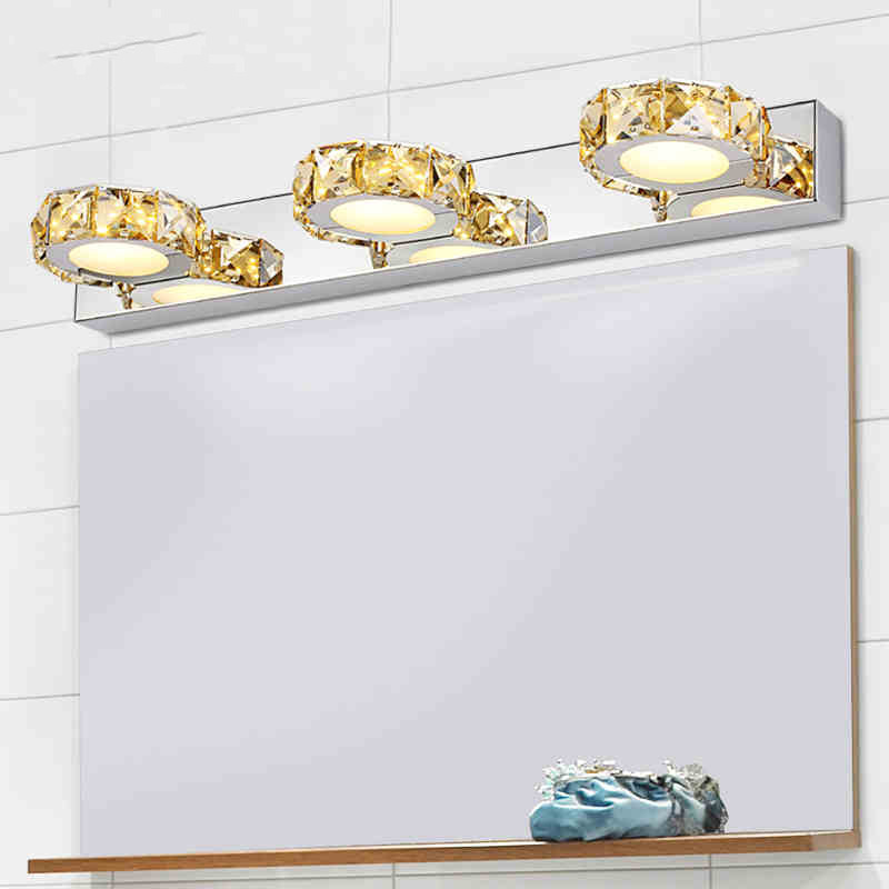 時尚LED水晶鏡前燈浴室洗手間衛生間防水防潮壁燈化妝燈工廠,批發,進口,代購
