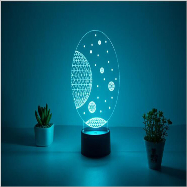 新款創意小夜燈 3D小禮燈 充電護眼臥室特色小夜燈  廠傢直銷批發工廠,批發,進口,代購