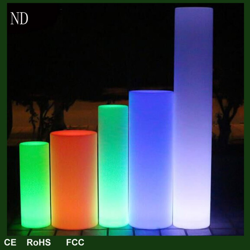 花園景觀燈 婚慶戶外LED裝飾圓柱落地燈  防水塑料抗摔可充電工廠,批發,進口,代購