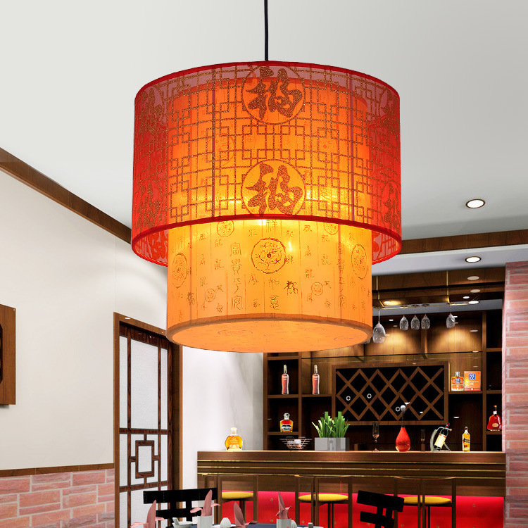 新中式客廳吊燈古典木藝吊燈餐廳仿古吊燈茶樓過道燈具書房燈具批發・進口・工廠・代買・代購