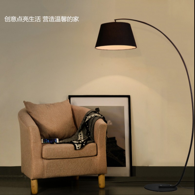 批發美式現代簡約創意歐式遙控led護眼釣魚落地臺燈客廳臥室書房工廠,批發,進口,代購