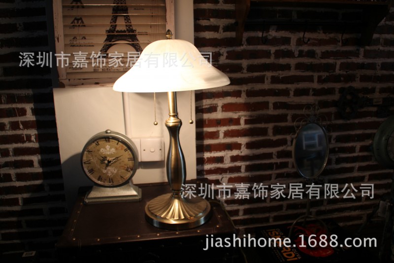 美式鄉村風 復古臺燈臥室床頭燈歐式創意傢居裝飾客廳臺燈床頭燈批發・進口・工廠・代買・代購