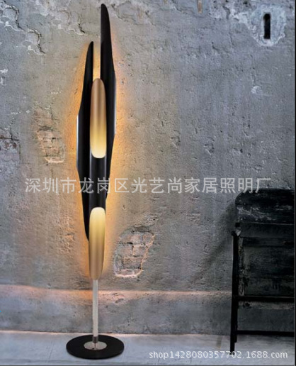 光藝尚Coltrane北歐後現代藝術創意個性客廳書房鋁斜口led落地燈工廠,批發,進口,代購