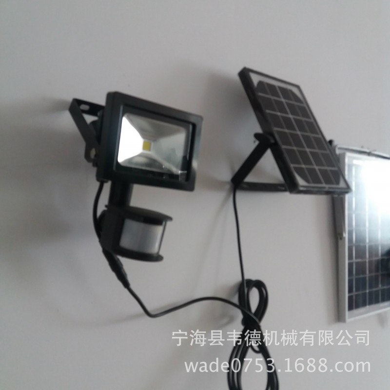 韋德批發供應10W LED太陽能充電人體感應壁燈，零耗電節能環保批發・進口・工廠・代買・代購
