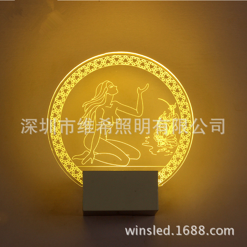 現代簡約個性創意壁燈LED亞克力床頭燈溫馨客廳臥室過道燈工廠,批發,進口,代購