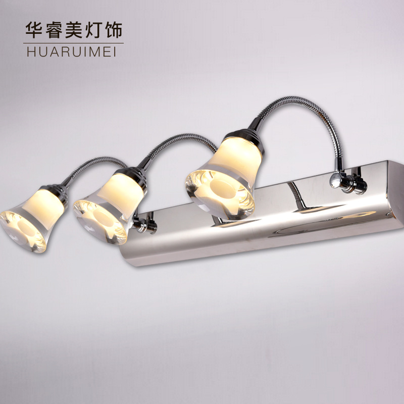 LED防水防霧鏡前燈l現代簡約不銹鋼浴室衛生間燈鏡櫃燈批發・進口・工廠・代買・代購