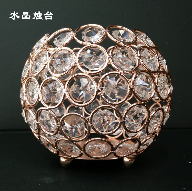 元喆簡約水晶燭臺燈酒店展廳賣場燈飾節日慶祝燈具外貿擺件飾品批發・進口・工廠・代買・代購