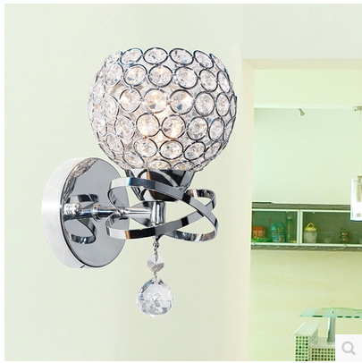 LED水晶壁燈簡約現代創意藝術燈床頭臥室客廳服裝店餐廳過道燈具批發・進口・工廠・代買・代購